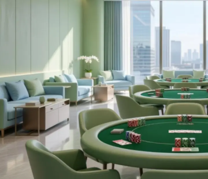 Elegante Eventlocation mit Poker-Tischen f&uuml;r ein Firmenevent in &Ouml;sterreich